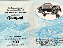 Load image into Gallery viewer, Peugeot 203 •  Ein Welterfolg