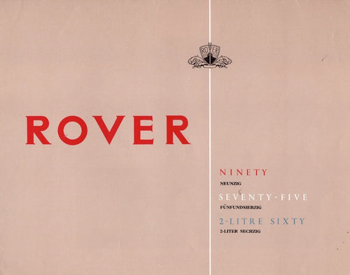 Rover 90 & 75 & 2-Liter Sixty