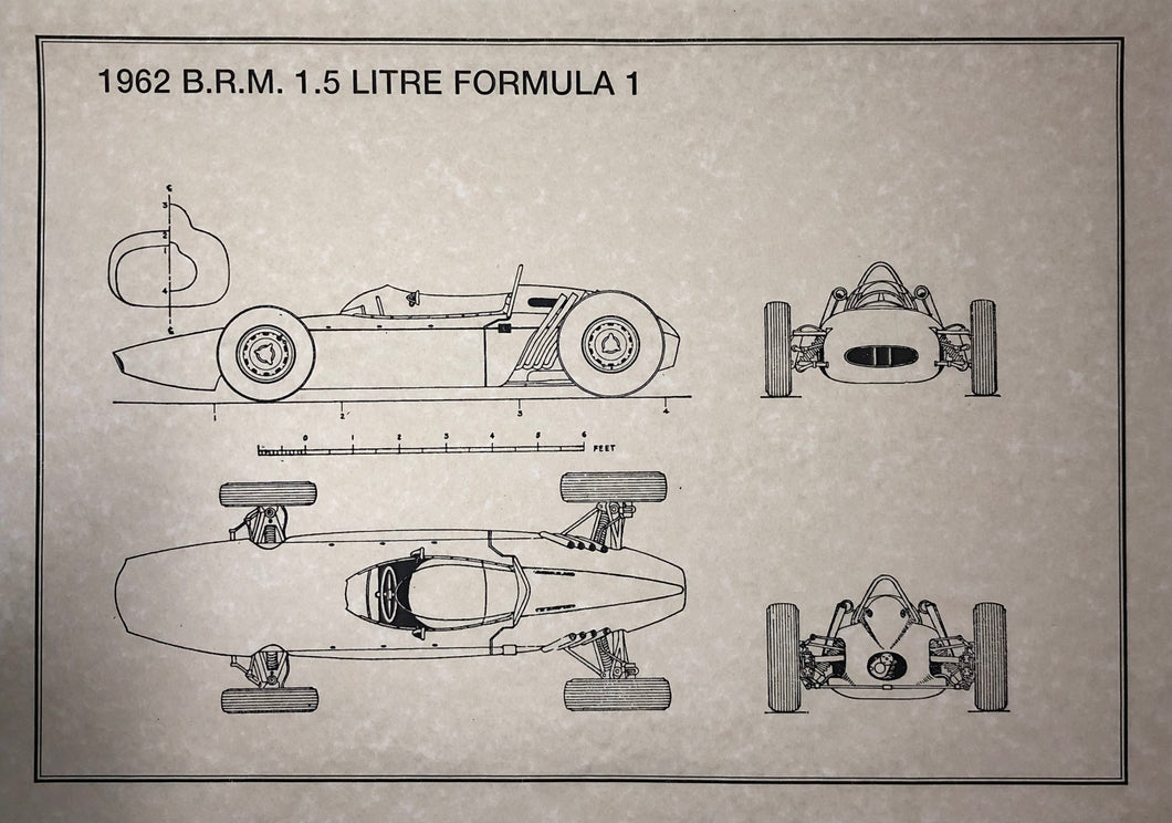 B.R.M.  1.5 lt. 1962 Formula 1