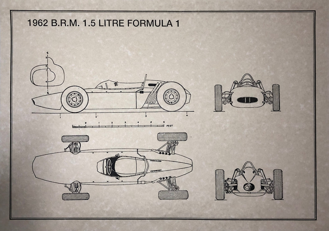 B.R.M.  1.5 lt. 1962 Formula 1