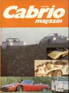 Cabrio Magazin 1/83
