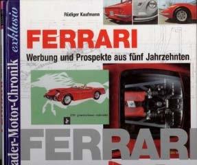 Ferrari - Werbung und Prospekte aus fünf Jahrzehnten