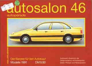 Autosalon 46 -autoparade - Modelle 1991
