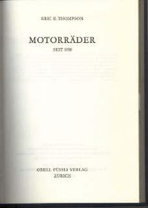 Motorräder seit 1900