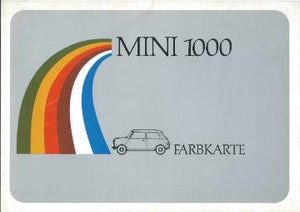Mini 1000 Farbkarte