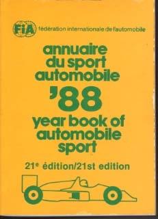 Annuaire du sport automobile / Yearbook of Automobile Sport'88