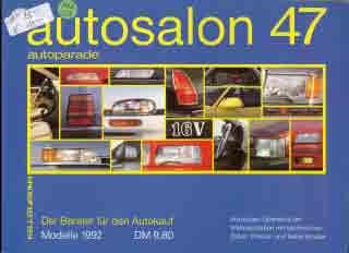 Autosalon 47 -autoparade Modelle 1992