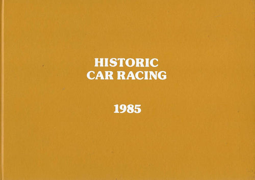 Historic Car Racing 1985