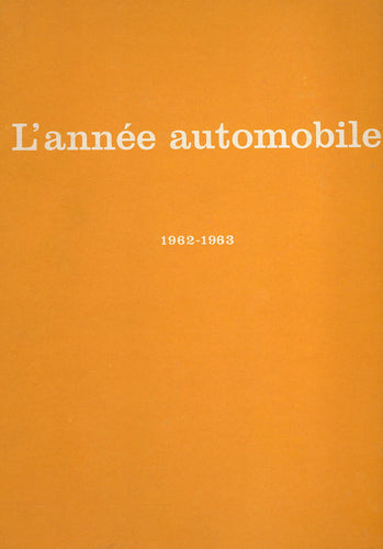L'année automobile Nr. 10 / 1962 - 1963