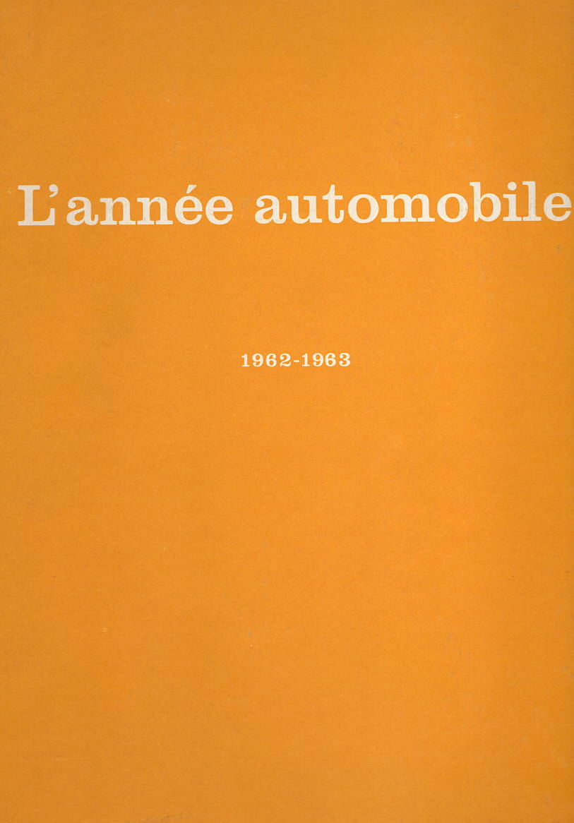L'année automobile Nr. 10 / 1962 - 1963