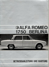 Laden Sie das Bild in den Galerie-Viewer, Alfa Romeo 1750 Berlina