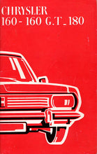 Laden Sie das Bild in den Galerie-Viewer, Chrysler 160, 160 GT, 180