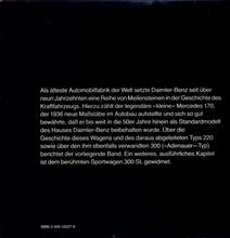 Laden Sie das Bild in den Galerie-Viewer, Marcedes - Benz Automobile •  Band 3