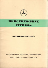 Laden Sie das Bild in den Galerie-Viewer, Mercedes - Benz  Type 180 a
