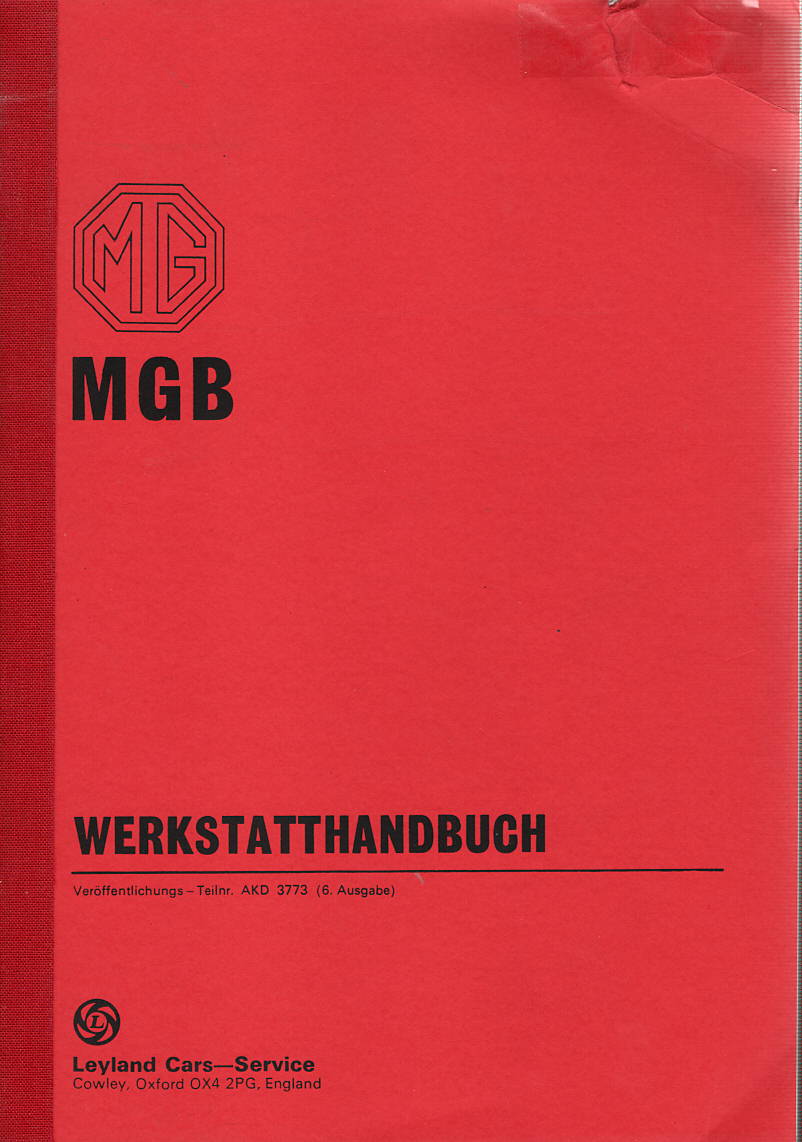 MGB  Werkstatthandbuch