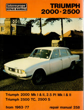 Load image into Gallery viewer, Triumph 2000 •  2500               (1963-1977)