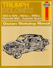 Laden Sie das Bild in den Galerie-Viewer, Triumph Dolomite 1850 &amp; Sprint