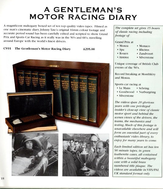 A Gentleman's Motor Racing Diary