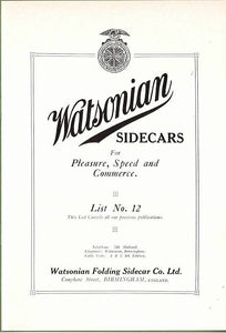 Watsonian Sidecars
