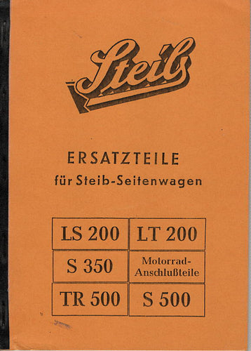STEIB  .  Ersatzteile für Steib-Seitenwagen