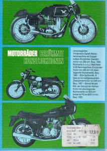 Motorräder • Berühmte Konstruktionen  •  Band 3
