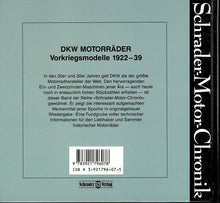 Laden Sie das Bild in den Galerie-Viewer, DKW Motorräder  1922 1939  .  SB 300  /  SB 350