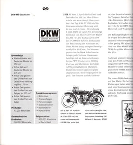 Motorräder aus Zschopau • DKW / Auto Union / MZ