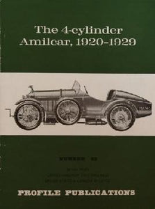 The 4-cylinder Amilcar, 1920-1929