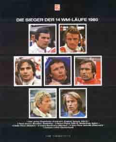 Grand Prix  1980 Die Rennen zur Automobil-Weltmeisterschaft