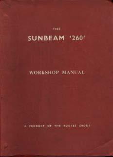 Sunbeam 260 - Workshop Manual