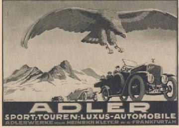 Adler . Anno dazumal
