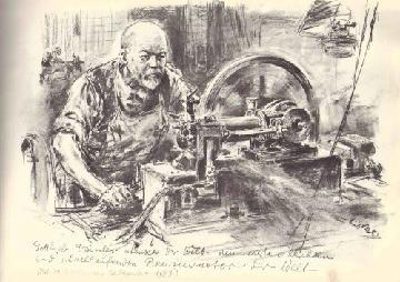 Hans Liska . Das erste Skizzenbuch