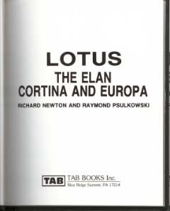Lotus: the Elan, Cortina and Europe