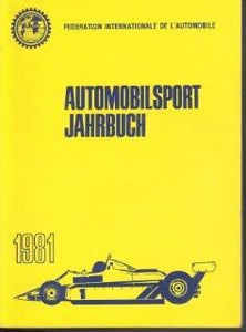 Automobilsport Jahrbuch 1981