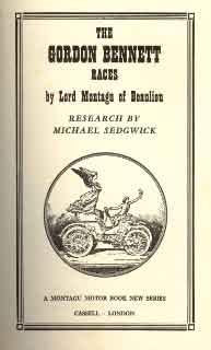 The Gordon Bennett Races