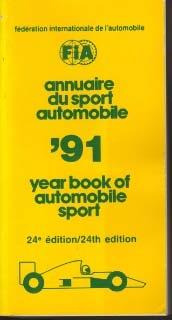 Annuaire de Sport Automobile / Year book of Automobile Sport 1991